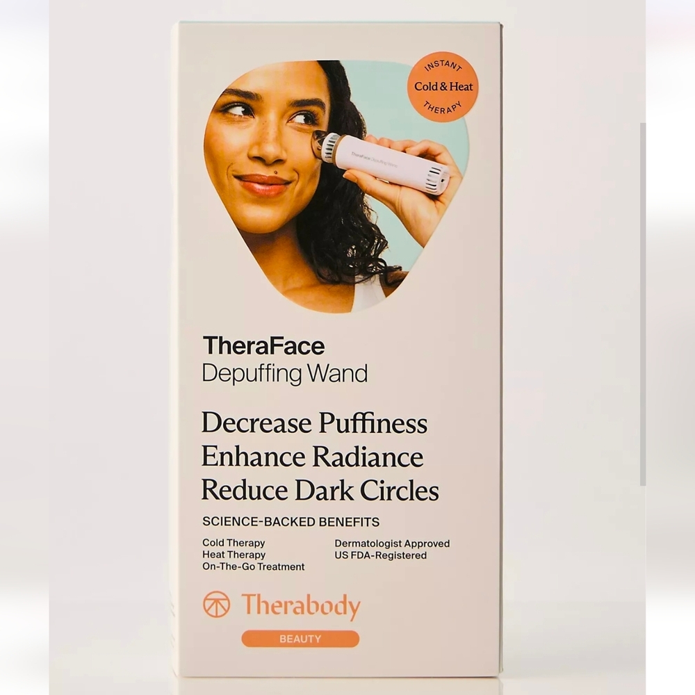NWT - Therabody TheraFace Depuffing Wand FDA-registered medical device